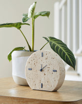 Tampa Furniture Outlet Lutz - Ashley Furniture - Donfordson Table Clock (Set of 2) - Table Clock (2/CS) / Beige - A2000660